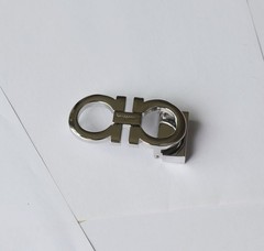 Salvatore Ferragamo Silver Gancini Belt Buckle – Fits Belt Width 1.38&Prime;