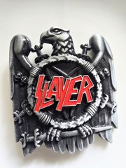 1pce Belt Buckle SLAYER Music Metal 7.5×8.4cm Suit 4cm Belt Width