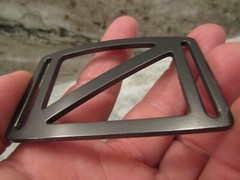 GRIP6 BELT BUCKLE – SLOPE – GUNMETAL – INTERCHANGEABLE for WOMEN and MEN