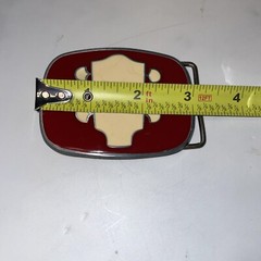 Vtg The Nashville Network TNN Guitar Logo Belt Buckle
