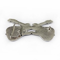Vintage Style Dark Color Enamel Guitar Music Belt Buckle for Adult Unisex High-q
