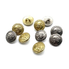 Brass Round Classic Sewing Button Clothing Button Replacement lot