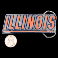 University of Illinois Fighting Illini Belt Buckle (New Old Stock)