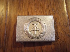 EAST GERMAN ARMY BUCKLE VINTAGE COLD WAR GERMAN MILITARY SURPLUS