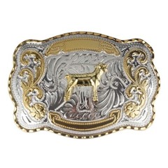 Gold Scorpion Double Color Big Animal Belt Buckle for Man Alloy Cowboy Western