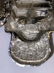 Iced Bling Skull Jester Belt Buckle Rhinestone Encrusted Jester Hat By FL&B.