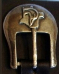 Rare Sterling Silver Ducks Unlimited Jeep Collins Silversmith Hunt Belt Buckle