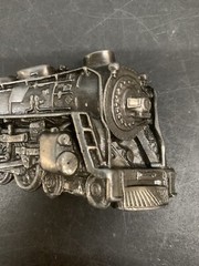 Vintage 1978 Bergamot Brass Works Large Metal Locomotive Train Belt Buckle USA