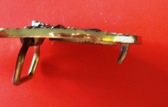 1981 VTG South Dakota Cowboy Solid Brass Registered Collection Belt Buckle