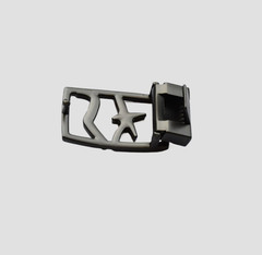 Salvatore Ferragamo Men&rsquo;s Gunmetal Grey Belt Buckle (Fits Belt Width1.38in)