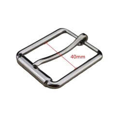 40mm(1.5&Prime;) Stainless Steel Single Prong Leather Belt Buckle Replacement