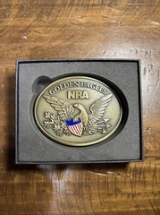 NRA Golden Eagles 2015 Commemorative Belt Buckle NEW