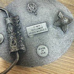 Vtg 1977 Bergamot Baseball Belt Buckle Pitcher Catcher Batter Umpire O-85