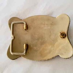Custom Belt Buckle by Christian of LA, Skull and Crossbones