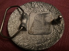 D.C. United Logo Belt Buckle Silver Pewter Soccer Ball Fanatics Tifo Culture