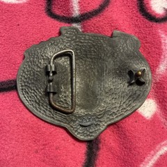 Vintage Y2K Hurley Gothic Skull Metal Belt Buckle [READ DESC.]