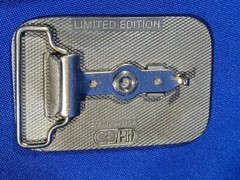 1991 Hy-Capacity Logo Belt Buckle Farm Advertising Humboldt Iowa Made In USA