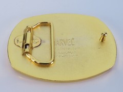 Iron Man Helmet Gold Tone Belt Buckle 2010 Marvel Comics