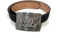 STAINLESS STEEL WESTERN BELT BUCKLE COWBOY RODEO CHARRO HEBILLA CHARRA VAQUERA