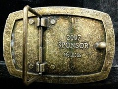Patriotic America Veterans Disabled For Life Memorial Belt Buckle Courage 2007