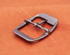 MEN HUGE LONG Heavy Silver CENTER BAR LEATHERCRAFT BELT BUCKLE REPLACEMENT 45MM