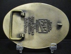 TONY LAMA State Series Collection ILLINOIS Seal Brass Belt Buckle 1ST ED Eagle