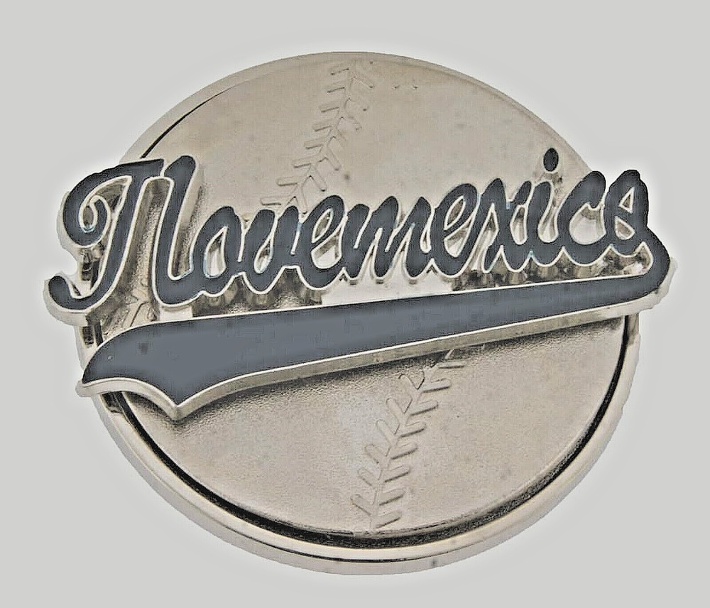 Mexico Mexican Flags Belt Buckle Vintage Spinners LA Dodgers Team Series Style