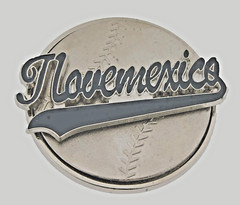 Mexico Mexican Flags Belt Buckle Vintage Spinners LA Dodgers Team Series Style