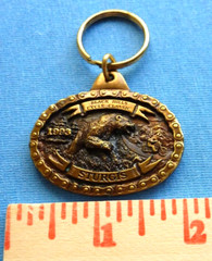 50TH STURGIS BIKE WEEK KEY RING CHAIN ALSO SEE MY BELT BUCKLE LISTINGS