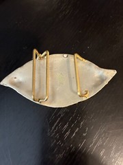 Vintage Collectible Three Tone Art Deco Metal Belt Buckle