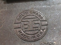 Vintage 80s Degussa Belt Buckle Solid Brass Made in USA