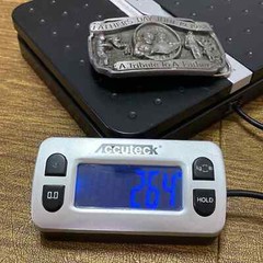 Vintage Pewter Fathers Day June 19th 1988 A Tribute To A Father Belt Buckle