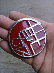 HELLBOY BELT BUCKLE UNIVERSAL STUDIOS Comic Con Hell Boy