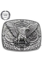 AMERICAN EAGLE Belt Buckle Metal Zinc Alloy Vintage Men Fashion Western Premium