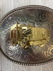 Big Rig Truck Belt Buckle Trucking Trucker Cowboy Rodeo hebilla del cinturón New