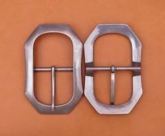 Heavy Solid Silver Men Leather Huge Center Bar Jeans Belt Buckle Fit 40mm Strap