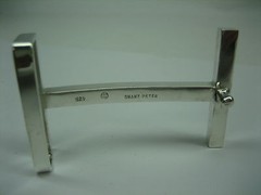Sterling silver 925 grand icon buckle 40 gr.& Genuine Alligator 1.5  » belt U.S.A