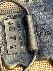 Vintage Train Caboose Belt Buckle 1979 Great American Buckle Co High Gloss Brass