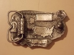1982 Arroyo Grande limited edition USA Commemorative Belt Buckle