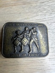 复古二百周年皮带扣美国精神 1776 – 1976-