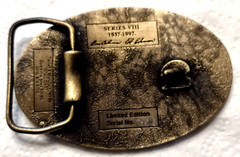 Tisco Tractor 60th Anniversary Belt Buckle VTG 1937-1997 Cast Brass Ltd Ed Farm