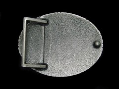 TC03174 REALLY NICE **IRON CROSS ORNAMENTAL** FASHION ART PEWTERTONE BELT BUCKLE