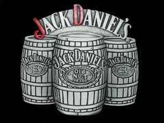 SL07114 *NOS* NICE **JACK DANIEL&rsquo;S OLD NO. 7 BRAND** BOOZE ADVERTISEMENT BUCKLE