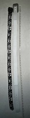 Pair of Belts with 1 Belt Buckle (Skull, Spikes, Cross, Black and White)