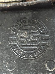1979 Vintage BTS Solid Brass Steam Engine Locomotive Train Belt Buckle USA Made