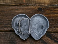 Mexican Skull Luchador Sugar Skull Evil Belt Buckle