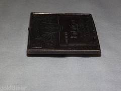 VINTAGE GENUINE BUDWEISER BEER BELT BUCKLE