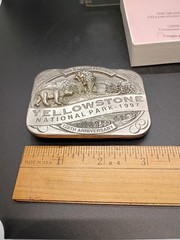 Yellowstone National Park 125th Anniversary Ltd. Edition Hamilton Stores Pewter