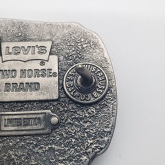 Levis Limited Edition Belt Buckle Levi Strauss Two Horse Brand San Francisco CA