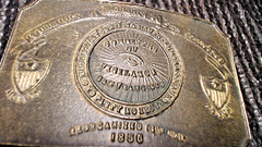 Belt Buckles CPS and San Francisco Vigilance with Frisco Spelled « Franrisco »